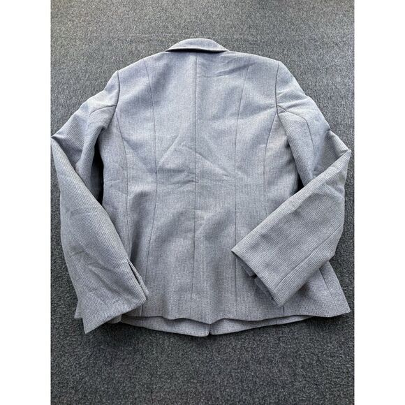 Vintage Le Suit‎ Blazer Womens 6 Gray Flecked Lined Suit Jacket - Picture 9 of 11